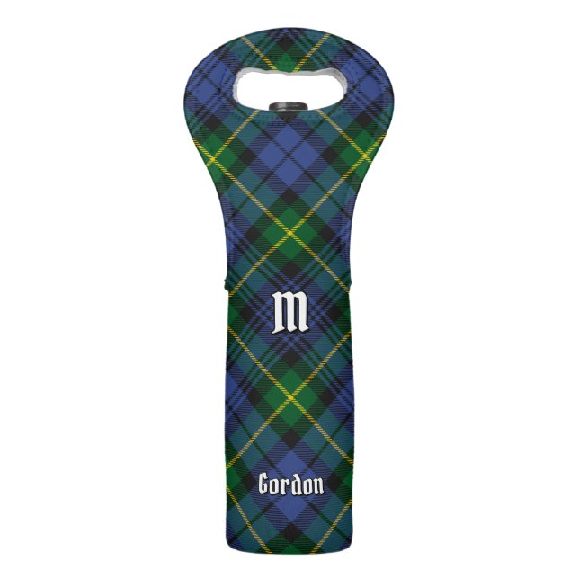 Clan Gordon Tartan Wine Bag (Front)