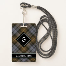 Clan Gordon Weathered Tartan Badge