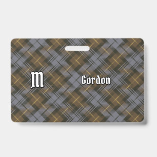 Clan Gordon Weathered Tartan Badge