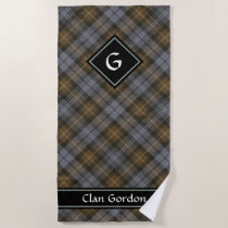 Clan Gordon Weathered Tartan Beach Towel