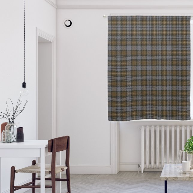 Clan Gordon Weathered Tartan Blackout Curtains (Living Room)