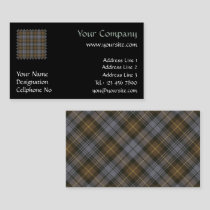 Clan Gordon Weathered Tartan Business Card