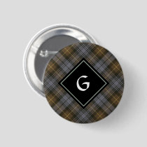 Clan Gordon Weathered Tartan Button