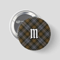 Clan Gordon Weathered Tartan Button