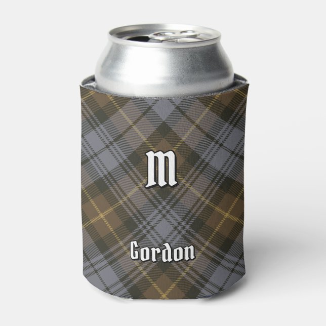 Clan Gordon Weathered Tartan Can Cooler (Can Front)