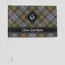 Clan Gordon Weathered Tartan Car Flag