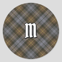 Clan Gordon Weathered Tartan Classic Round Sticker