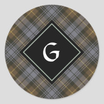 Clan Gordon Weathered Tartan Classic Round Sticker