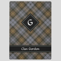 Clan Gordon Weathered Tartan Clipboard