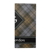 Clan Gordon Weathered Tartan Cloth Napkin (Half Fold)