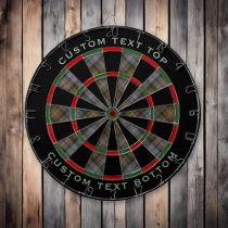 Clan Gordon Weathered Tartan Dart Board