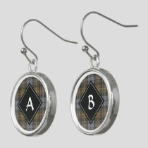 Clan Gordon Weathered Tartan Earrings