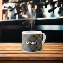 Clan Gordon Weathered Tartan Espresso Cup