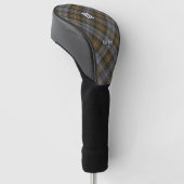 Clan Gordon Weathered Tartan Golf Head Cover (Angled)