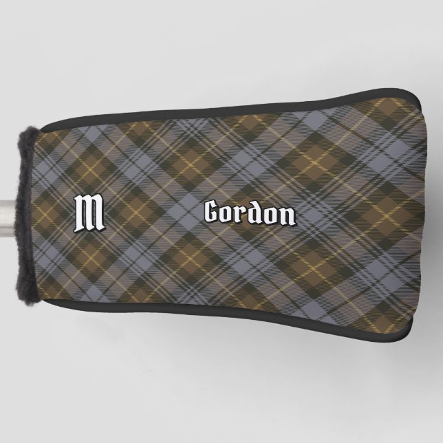 Clan Gordon Weathered Tartan Golf Head Cover (Front)