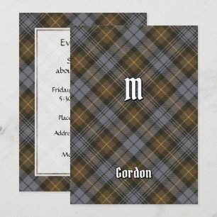 Clan Gordon Weathered Tartan Invitation
