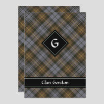 Clan Gordon Weathered Tartan Invitation