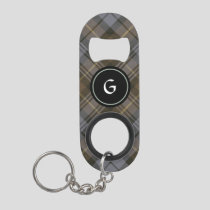 Clan Gordon Weathered Tartan Keychain Bottle Opener