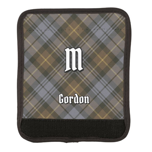 Clan Gordon Weathered Tartan Luggage Handle Wrap (Front)