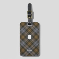 Clan Gordon Weathered Tartan Luggage Tag