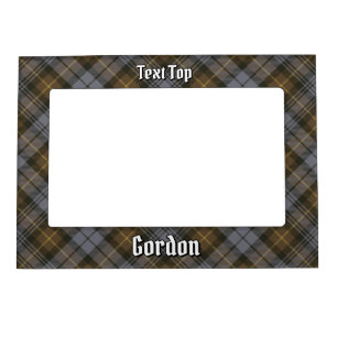 Clan Gordon Weathered Tartan Magnetic Frame
