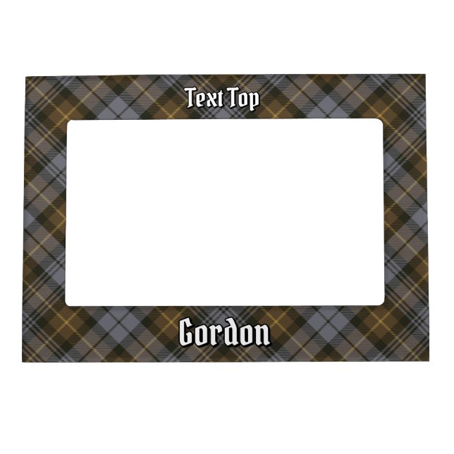 Clan Gordon Weathered Tartan Magnetic Frame (Front)