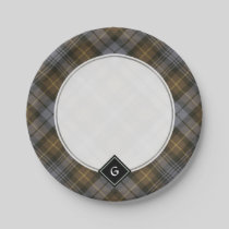 Clan Gordon Weathered Tartan Paper Plates