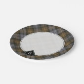 Clan Gordon Weathered Tartan Paper Plates (Angled)