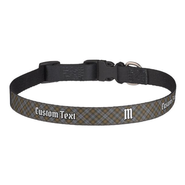 Clan Gordon Weathered Tartan Pet Collar (Front)