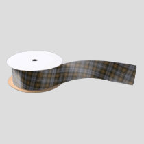 Clan Gordon Weathered Tartan Satin Ribbon