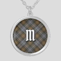 Clan Gordon Weathered Tartan Silver Plated Necklace