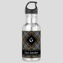 Clan Gordon Weathered Tartan Stainless Steel Water Bottle