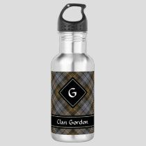 Clan Gordon Weathered Tartan Stainless Steel Water Bottle