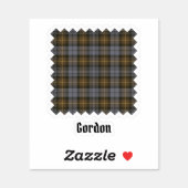 Clan Gordon Weathered Tartan Sticker (Sheet)