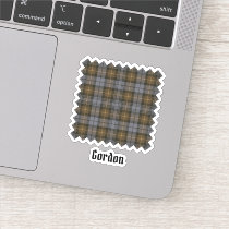 Clan Gordon Weathered Tartan Sticker