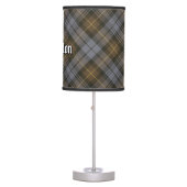 Clan Gordon Weathered Tartan Table Lamp (Front)