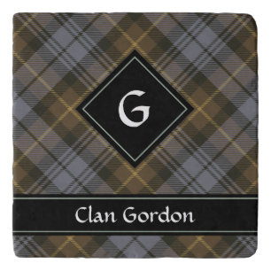Clan Gordon Weathered Tartan Trivet