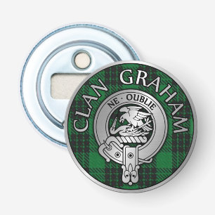 Clan Graham Crest & Tartan Bottle Opener