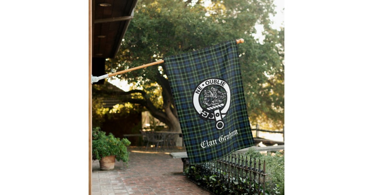Wedderburn Tartan Crest House Flag main image 1