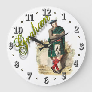 Clan Graham Scottish Dream Clock