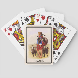 Clan Grant Classic Scotland Poker Cards