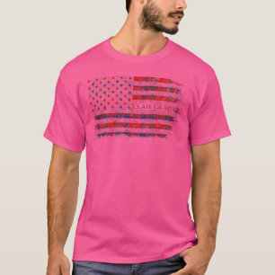 Clan Grant of Rothiemurchus Scottish tartan US fla T-Shirt