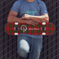 Clan Grant Tartan and Crest Badge