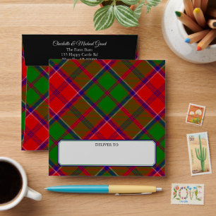 Clan Grant Tartan Envelope