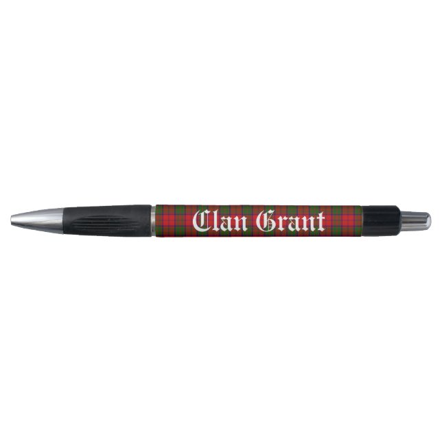 Clan Grant Tartan Plaid Pen (Front)