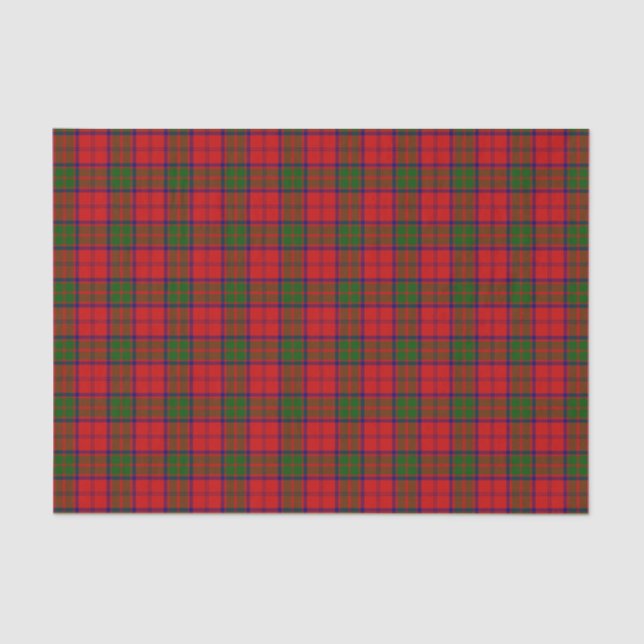Clan Grant Tartan Plaid Tissue Paper (Front)