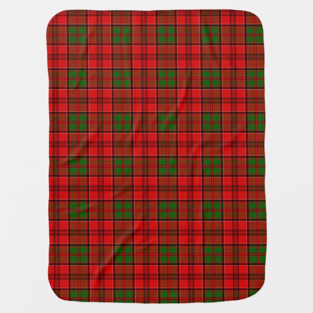 Clan Grant Tartan Stroller Blanket (Front)