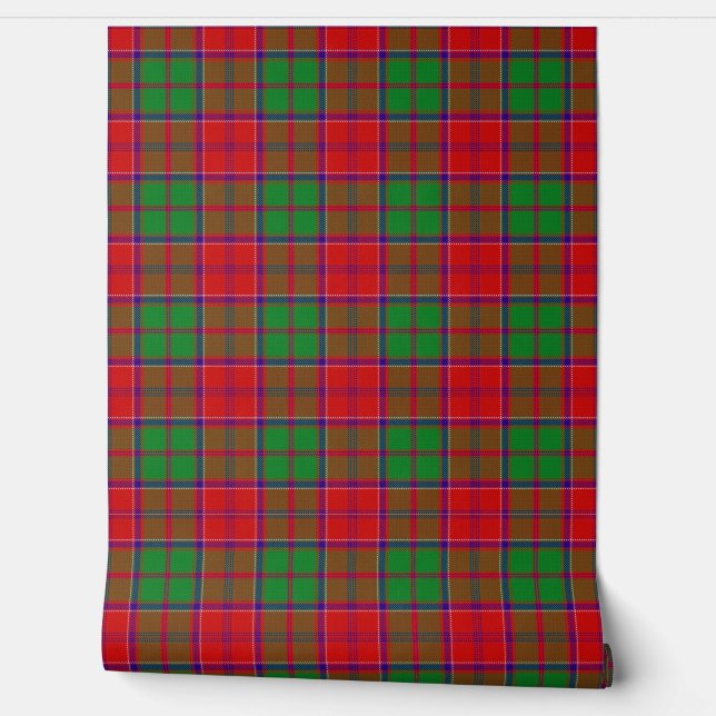 Clan Grant Tartan Wallpaper (Unrolling)
