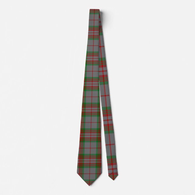 Clan Gray Tartan Tie (Front)