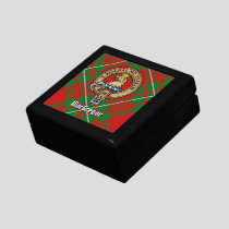Clan Gregor Crest over Tartan Gift Box